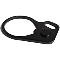 Negro Táctico Ovalado Único Loop Placa Final Side Sling Adaptador Ambidiestro de Mano Derecha Mount Hunting Gun…